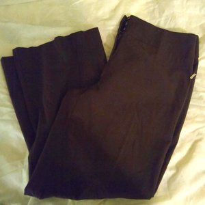 Style & Co Brown Pants 14 Short Wide Leg